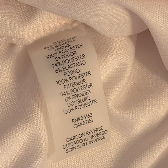 NWT Calvin Klein Flutter Sleeve Dress - Picture 5 of 6